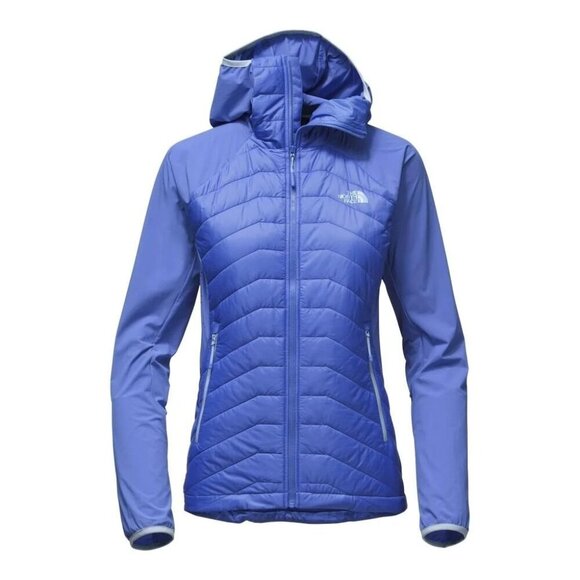 NWOT The North Face Progressor Insulated Hybrid Hoodie Blue S - Picture 1 of 4